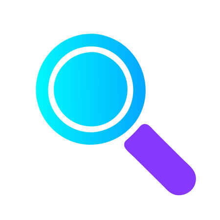 Search, Find, Magnifying Glass Vector Icon.のイラスト素材