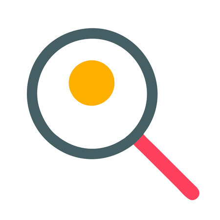 Search, Find, Magnifying Glass Vector Icon.のイラスト素材