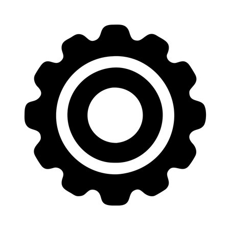 settings, gear, configure, preferencesSettings Gear Icon.のイラスト素材