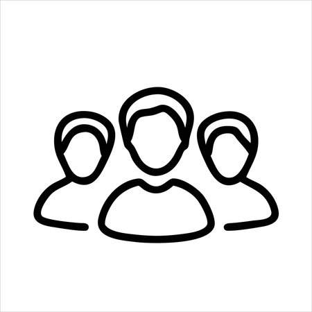 Vector People Icons Collection.のイラスト素材