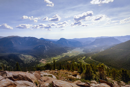 Rocky Mountain Panorama from Above