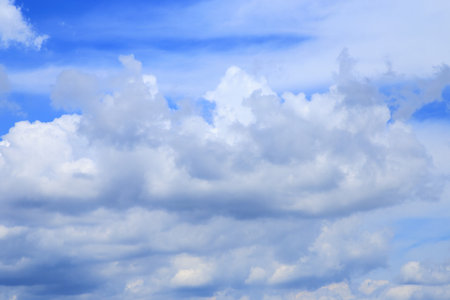 Cumulonimbus cloud on blue sky