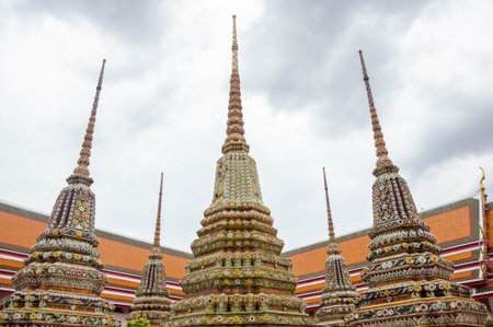 Thai temple, Stupaの写真素材