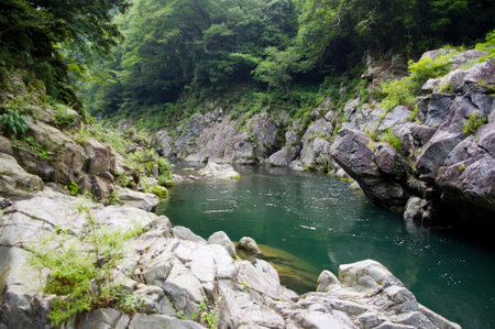 river valleyの写真素材