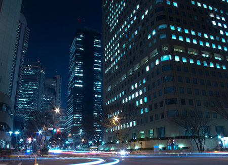 Night of Metropolisの写真素材