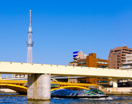 Sky Tree and Sumida River
