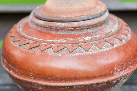 Large earthenware water container ,Jug の写真素材