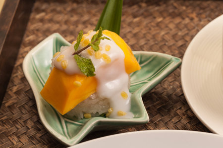 Mango with Sticky Rice の写真素材