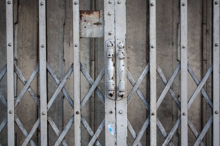 Horizontal Shutter Doorの写真素材