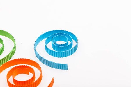 color corrugated paperの写真素材