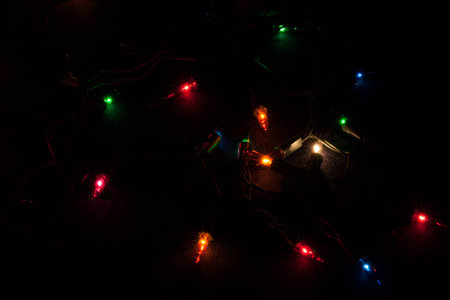 Abstract circular bokeh backgroundの写真素材