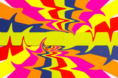 Colourful Paper on white background.の写真素材