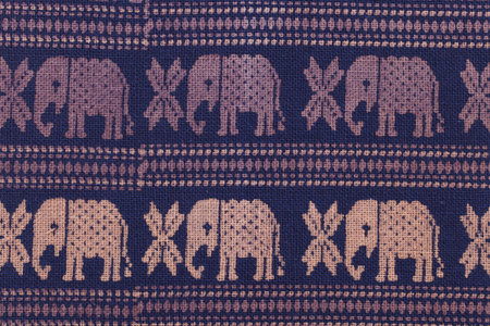 A collection of color Thai silk. Thai silk.の写真素材