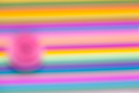 Abstract blur colourful papers background. Rainbow colored paper close upの写真素材