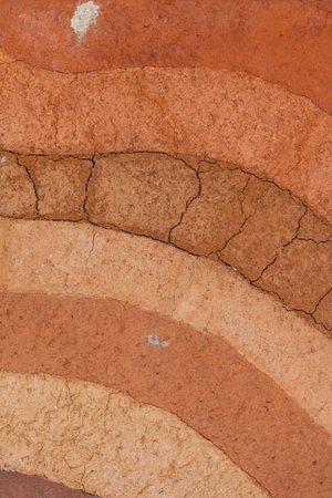 Seamless texture - clay soil.の写真素材
