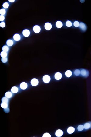Abstract circular bokeh backgroundの写真素材