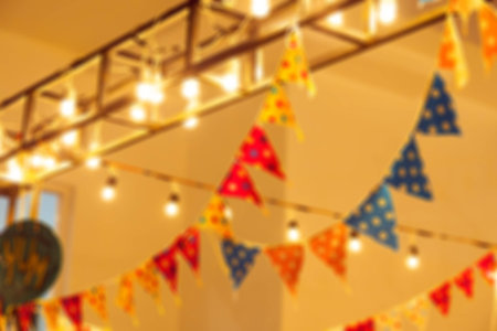 abstract mini paper flags.の写真素材