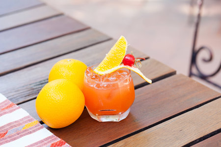 fresh orange juiceの写真素材