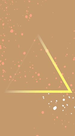 Abstract triangle illusion background.