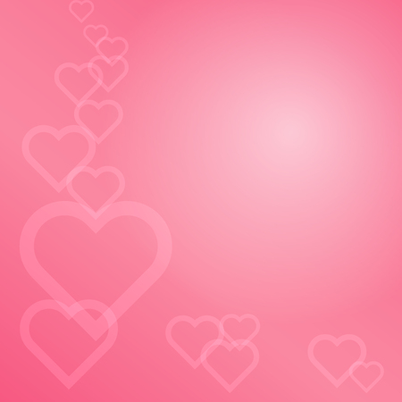 Abstract pink hearts bokeh. Vector illustration.のイラスト素材