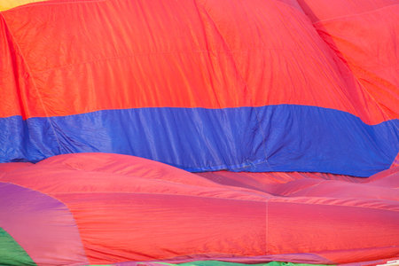 Color of balloon fabric on background.の写真素材