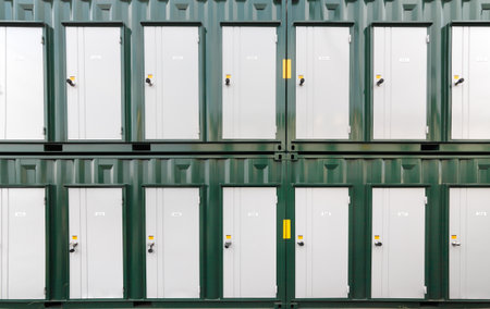 A lot of doorの写真素材