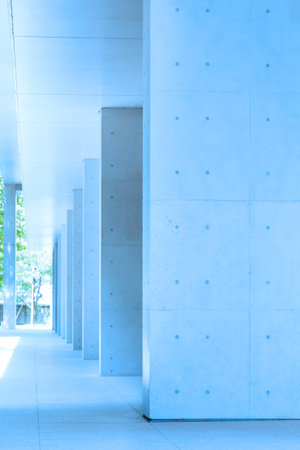 Concrete walls and spaceの写真素材