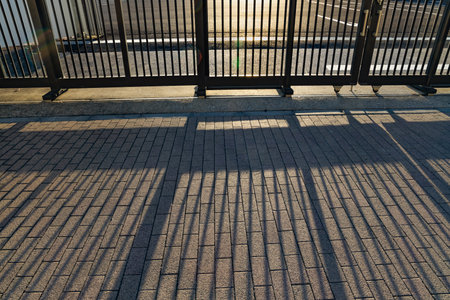 Dusk sunshine and shadow