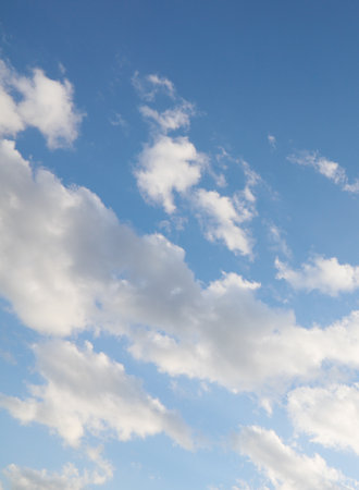 Blue sky and beautiful clouds