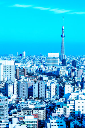 Landscape in Tokyoの写真素材