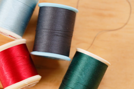 Threads and spools for sewing