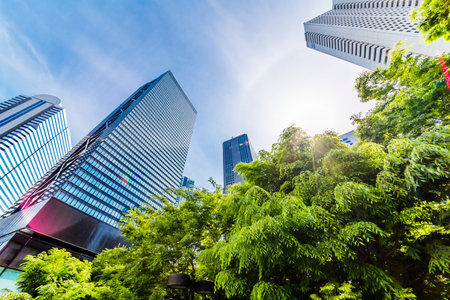 Shinjuku skyscrapersの写真素材