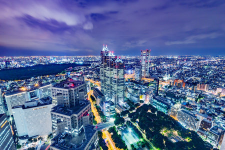 Night view of Tokyo