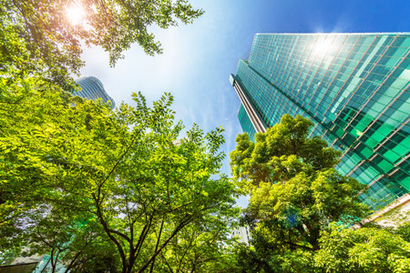 New Green Building Countyの写真素材