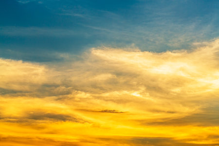Sunset sky background.の写真素材