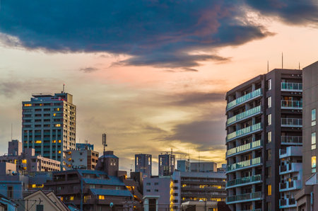 The Sky and Skyscrapers of Tokyo