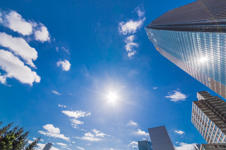 Blue Sky and Buildings