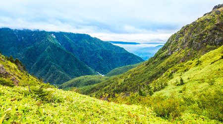 Mountain rangeの写真素材
