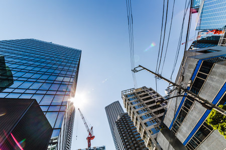 High-rise buildings in the city