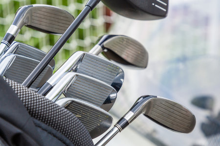 Set of golf clubsの写真素材