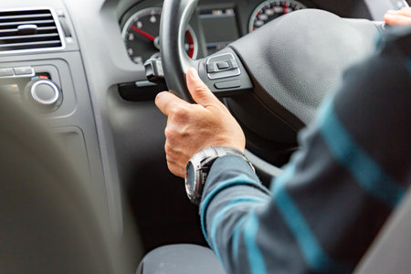 a person who drives a car