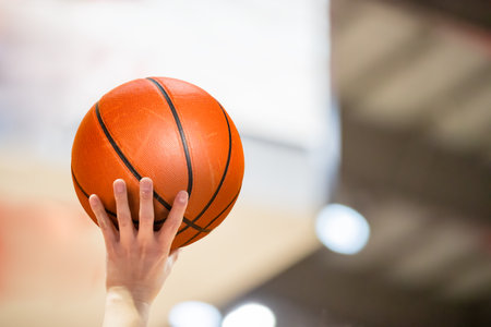 Basketball Match Venueの写真素材