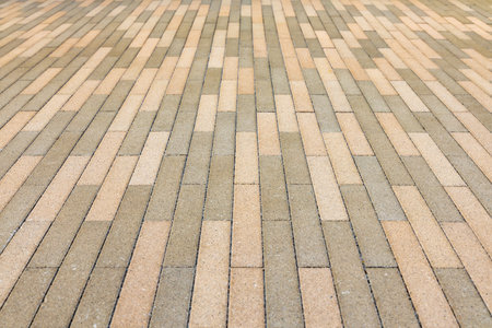 Brick floor