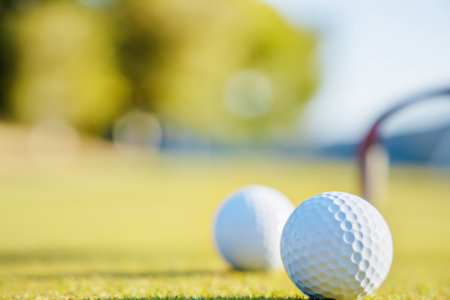 Fresh Green Golf Courseの写真素材