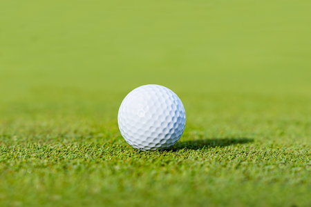 Fresh Green Golf Courseの写真素材
