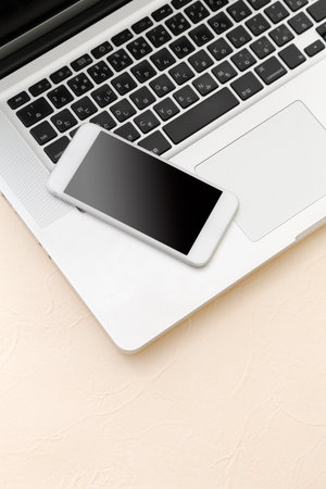 Smartphone and PCの写真素材