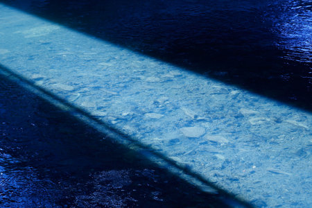 The flow of the river