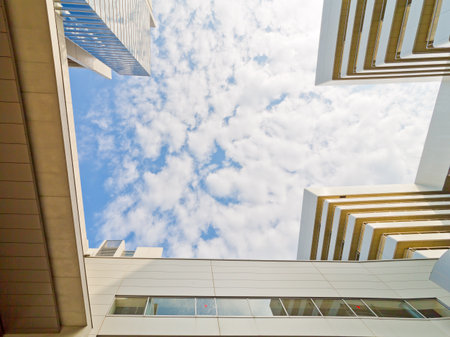 Building and Clouds