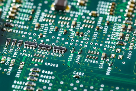 Complex electronic circuits in computers