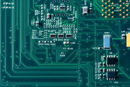 Complex electronic circuits in computers